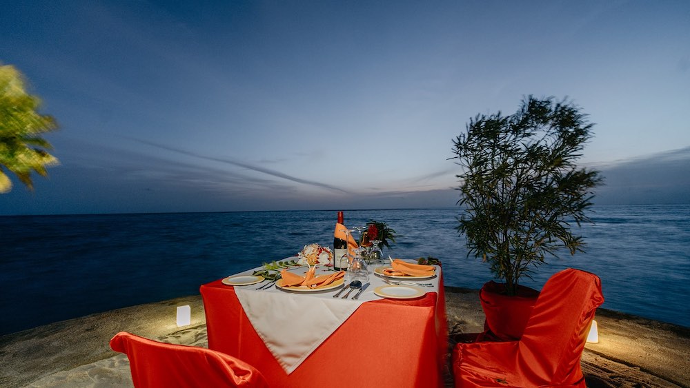 Private Dining at Fihalhohi Maldives